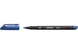 Viltstift STABILO OHpen 843/41 permanent rond medium blauw