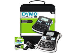 Labelprinter Dymo LabelManager 210D+ draagbaar qwerty 12mm zwart in koffer