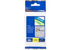 Labeltape Brother P-touch TZE-M951 24mm zwart op zilver
