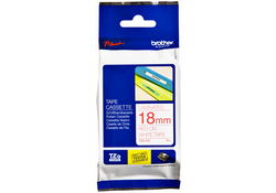 Labeltape Brother P-touch TZE-242 18mm rood op wit