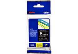Labeltape Brother P-touch TZE-315 6mm wit op zwart