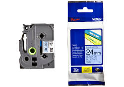 Labeltape Brother P-touch TZE-551 24mm zwart op blauw