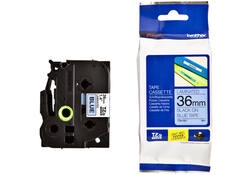 Labeltape Brother P-touch TZE-561 36mm zwart op blauw