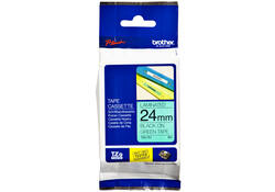 Labeltape Brother P-touch TZE-751 24mm zwart op groen