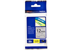 Labeltape Brother P-touch TZE-M931 12mm zwart op metalic