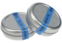 Labeltape Dymo LabelManager D1 polyester 19mm zwart op blauw