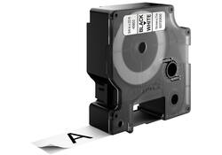 Labeltape Dymo LabelManager D1 polyester 19mm zwart op wit