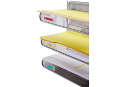 Labeltape Dymo LabelManager D1 polyester 9mm zwart op groen