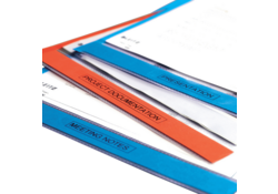 Labeltape Dymo LabelManager D1 polyester 24mm zwart op transparant