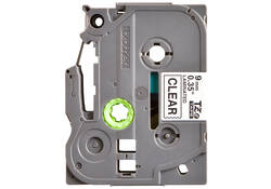 Labeltape Brother P-touch TZE-121 9mm zwart op transparant