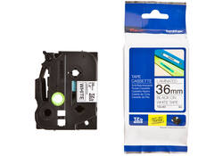 Labeltape Brother P-touch TZE-261 36mm zwart op wit