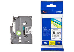 Labeltape Brother P-touch TZE-221 9mm zwart op wit