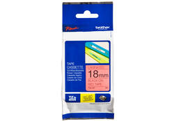 Labeltape Brother P-touch TZE-441 18mm zwart op rood