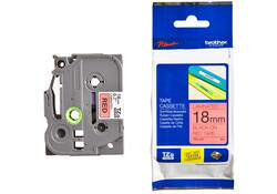 Labeltape Brother P-touch TZE-441 18mm zwart op rood