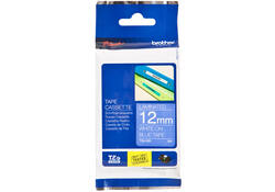 Labeltape Brother P-touch TZE-535 12mm wit op blauw