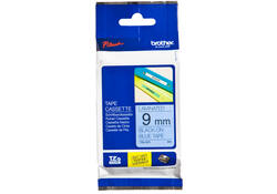 Labeltape Brother P-touch TZE-521 9mm zwart op blauw