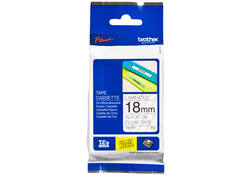 Labeltape Brother P-touch TZE-141 18mm zwart op transparant