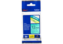 Labeltape Brother P-touch TZE-731 12mm zwart op groen