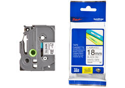 Labeltape Brother P-touch TZE-241 18mm zwart op wit