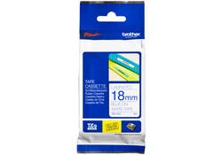 Labeltape Brother P-touch TZE-243 18mm blauw op wit