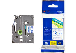 Labeltape Brother P-touch TZE-243 18mm blauw op wit