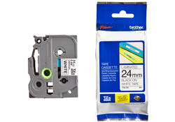 Labeltape Brother P-touch TZE-251 24mm zwart op wit