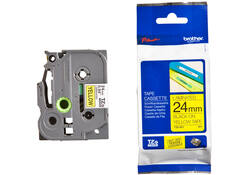 Labeltape Brother P-touch TZE-651 24mm zwart op geel