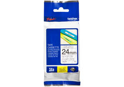 Labeltape Brother P-touch TZE-151 24mm zwart op transparant