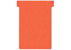T-kaart Nobo nr.3 80mm rood 100 stuks