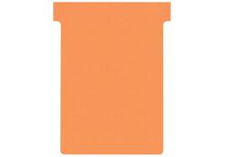 T-kaart Nobo nr.3 80mm oranje 100 stuks