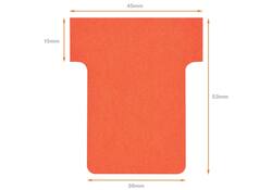 T-kaart Nobo nr 1.5 36mm rood 100 stuks