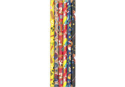 Inpakpapier Sint 200x70cm assorti