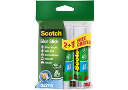 Lijmstift Scotch 21gr 2+1 gratis
