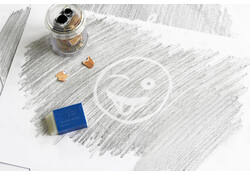 Gum edding R20 45x24x10mm met blauwe houder kunststof wit