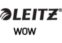 Ordner Leitz WOW active 180° 80mm PP A4 ijsblauw