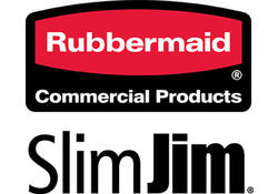 Afvalbak Rubbermaid Slim Jim Vented met luchtsleuven 60liter grijs