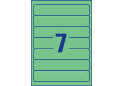 Rugetiket Avery Zweckform smal 38x192mm zelfklevend groen
