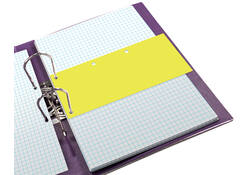 Scheidingsstrook Oxford Duo 240x105mm geel