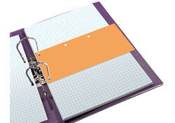 Scheidingsstrook Oxford duo 240x105mm oranje