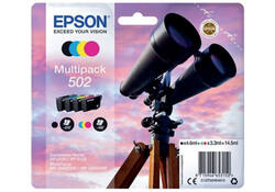 Inktcartridge Epson 502 T02V6 zwart + 3 kleuren