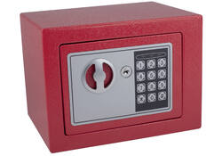 Kluis Pavo mini elektronisch 230x170x170mm rood