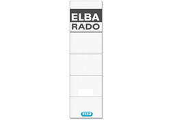 Rug-insteekkaart Elba Rado breed 44x159mm wit