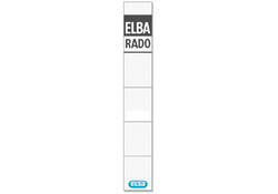 Rug-insteekkaart Elba Rado smal 24x159mm wit