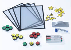 Verbeterbord + starterkit visual management 90x120cm