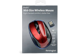Muis Kensington Pro Fit draadloos rood