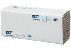 Handdoek Tork H3 c-vouw universal 1-laags naturel 120181