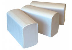 Handdoek Cleaninq V-vouw 2L voor H3 23x21.8cm 3750st.
