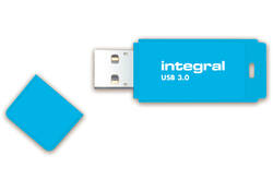 USB-stick 3.0 Integral 128GB neon blauw