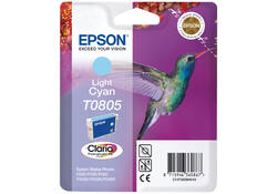 Inktcartridge Epson T0805 lichtblauw