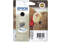 Inktcartridge Epson T0611 zwart